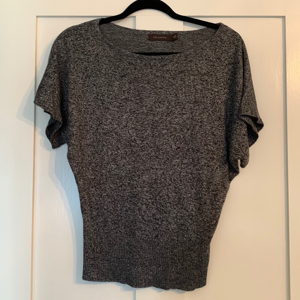 Grey dressy blouse